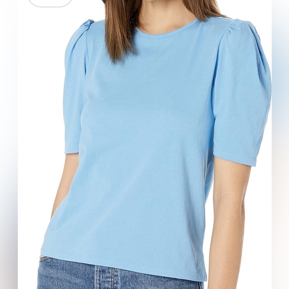 Rebecca Taylor Tops - REBECCA TAYLOR light blue size M shirt puff sleeved